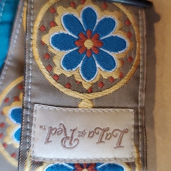 LALA Red -flat , reversible cloth belt 39 inches, beautiful - Picture 2 of 5